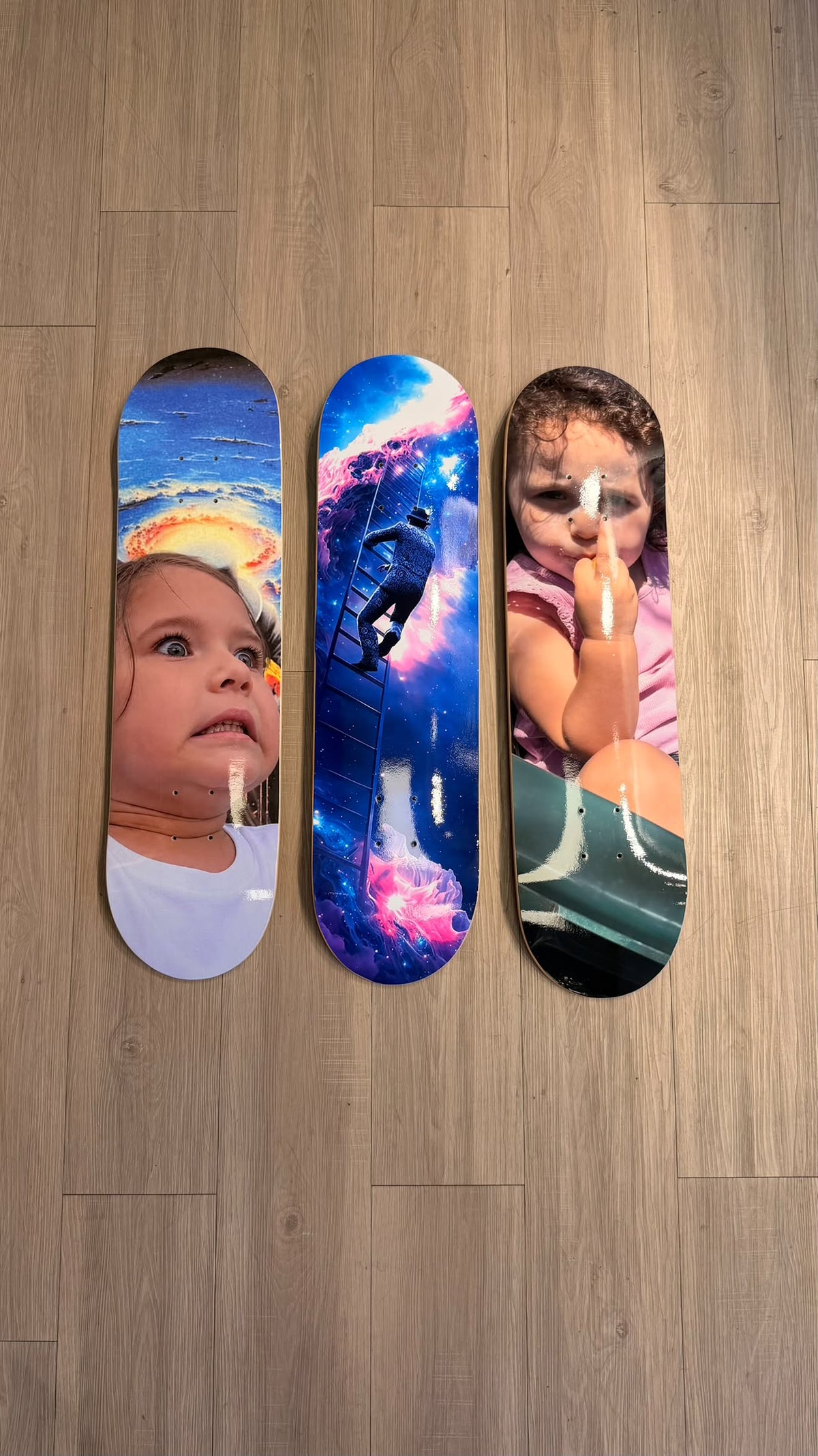3 piece custom decks