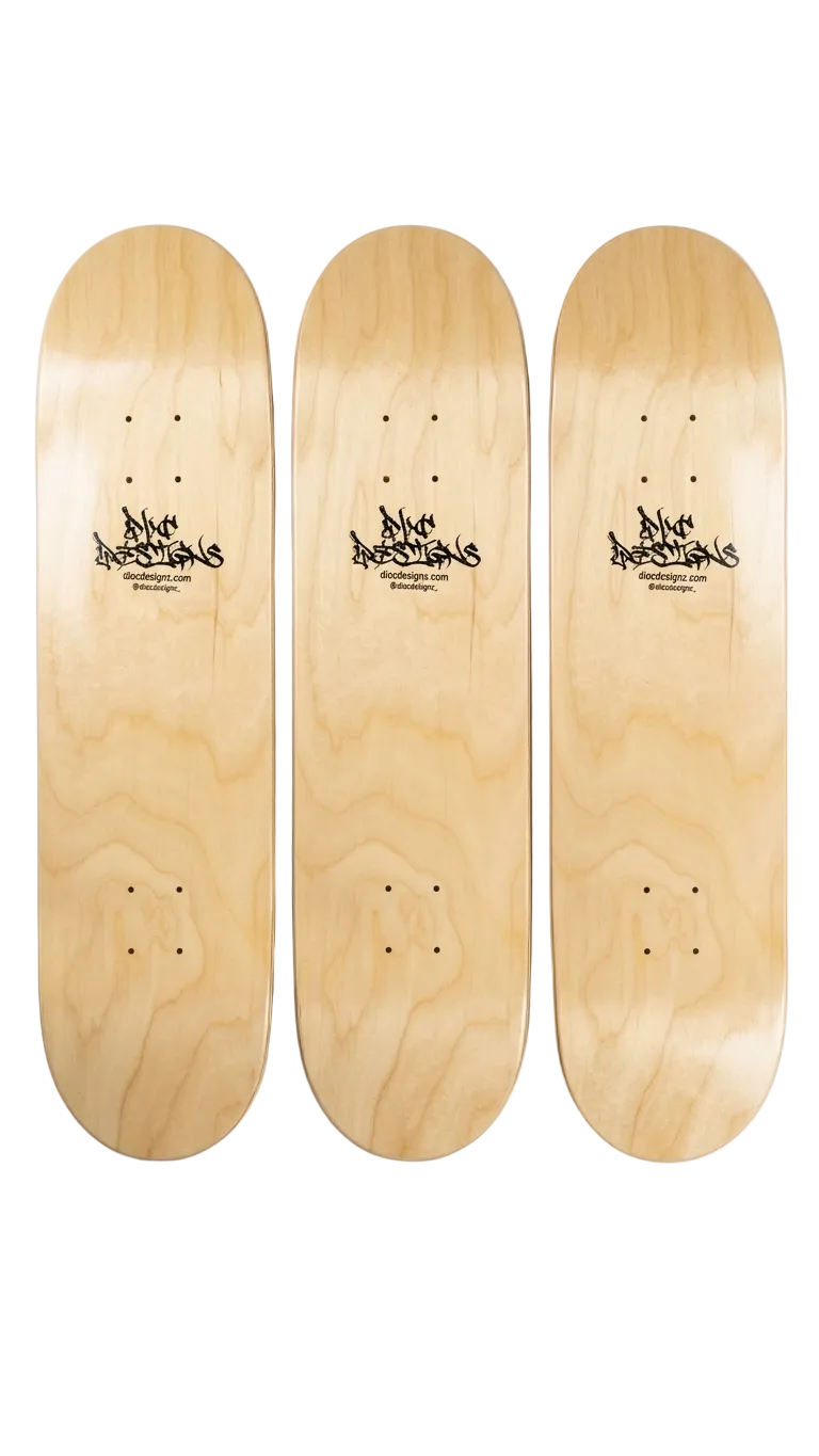 3 piece custom decks
