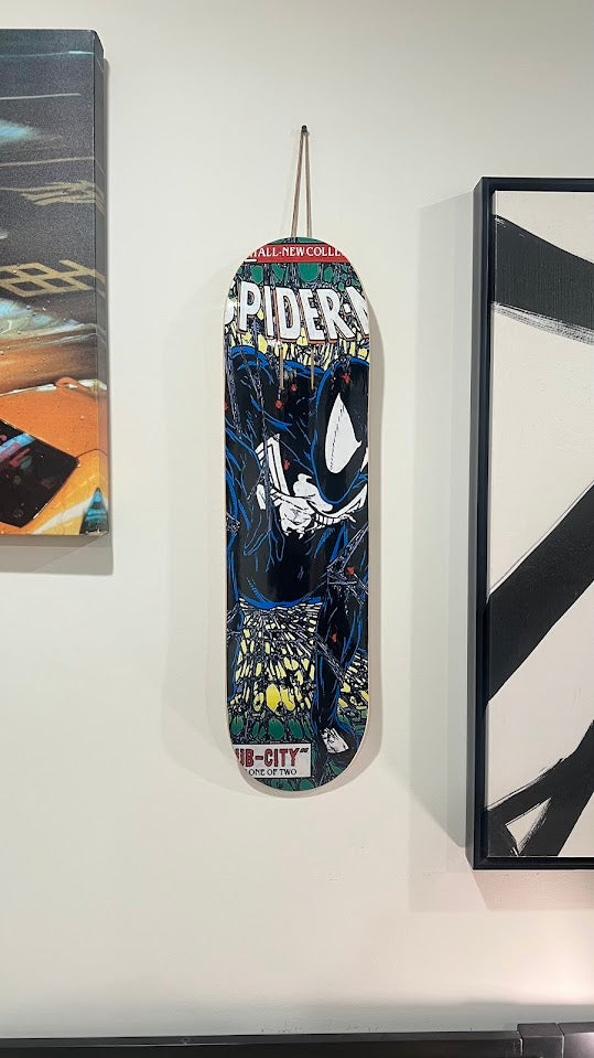 Black spider 8.0" Skateboard deck