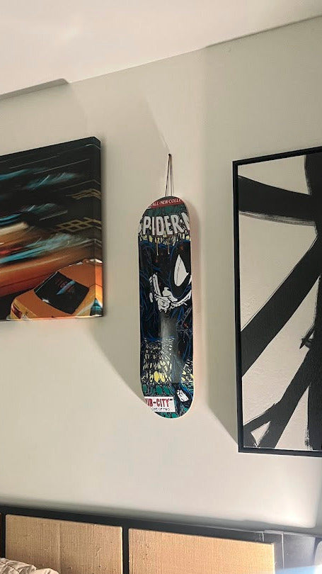 Black spider 8.0" Skateboard deck